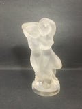 Vintage Lalique "Le Faune" Crystal Figurine c. 1960's