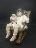 Adorable Lladro Porcelain Figurine "Naptime" #5448