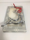 Nambe' Metal Reindeer Christmas Ornament