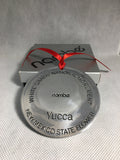 1996 Nambe Silver Alloy White Sands Ornament/Commemoration Medallion
