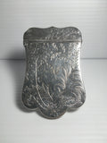 Antique English Sterling Card Holder by Robert Thornton c. 1875