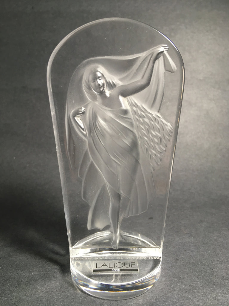 Lalique 1990 Society of America "Hestia" Crystal Paperweight