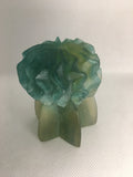 Beautiful Daum Pate de Verre Art Glass Signed "Sea Creature" Sculpture