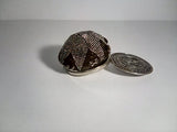 Vintage Tam O' Shanter Silver Plated "Cherub" Steel Bead Crochet Coin Purse