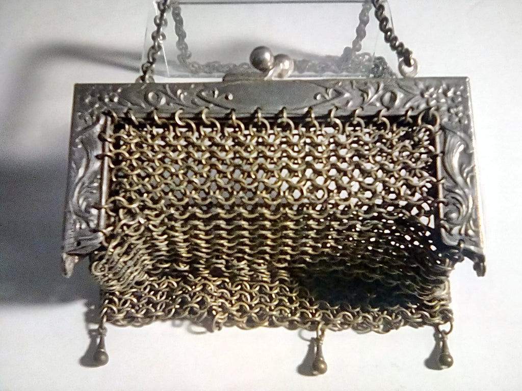 Buy Antique German Silver Mesh Purse Online In India - Etsy India
