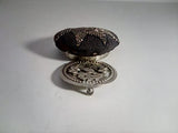 Vintage Tam O' Shanter Silver Plated "Acorn" Crochet Coin Purse