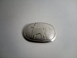 Handmade Sterling Silver Deer Pin