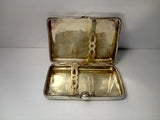 Edwardian era Art Nouveau CB&S Sterling Silver Cigarette Case