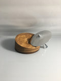 Nambe Metal Alloy 3" Dreidel with Wooden Stand by Marilyn Davidson