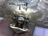 Beautiful Hand Stamped Sterling Silver Cross Earrings