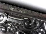 Antique Sterling Silver Match Safe/Vesta with Hidden Photo Compartment