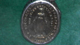 Antique Sterling Silver Locket Pendant with Virgin Mary Miraculous Medal