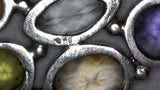 Sterling Silver Multi Stone Pendant