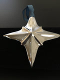 Set of 2 Nambe Star Christmas Ornaments - Todd Myers 2009 Design