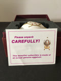 Adorable Beaded Lady Bug Egg Trinket Box by The Fabulous Egg Co.